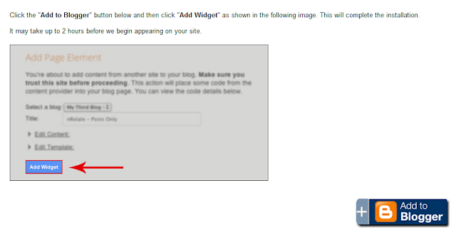 add to blogger page