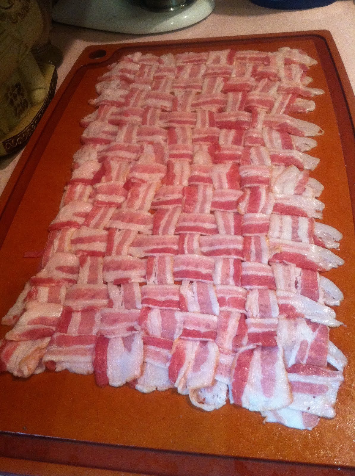 Recipes Bacon Basket Weave! Ready for our Turkey!