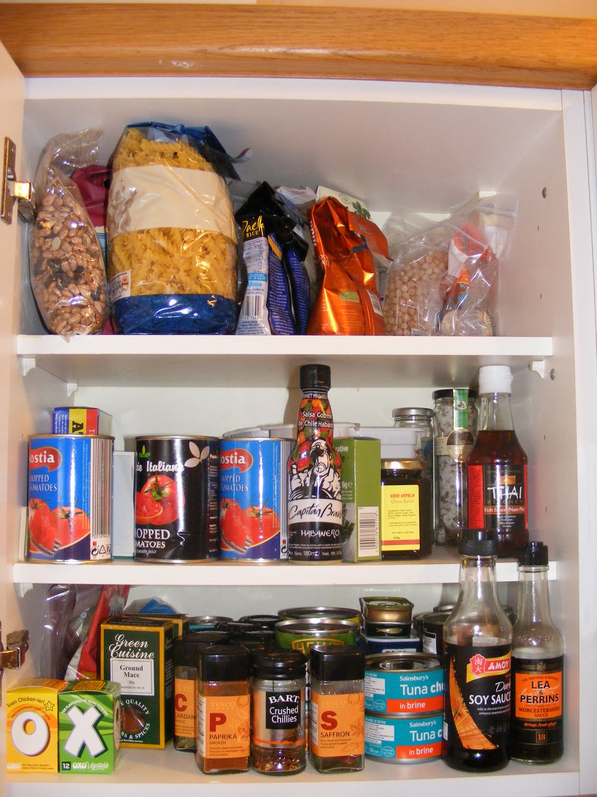 Tesco Value Chef Your store cupboard