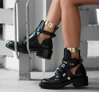 balenciaga cut out boots sale