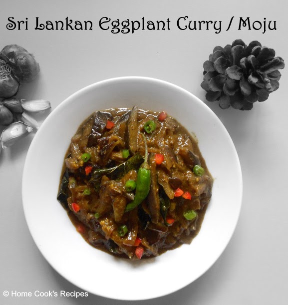 Sri Lankan Eggplant Curry Brinjal Moju Home Cooks Recipe