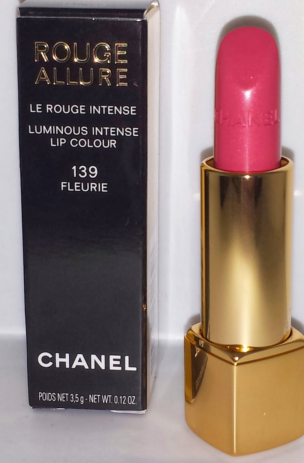 Jayded Dreaming Beauty Blog : 139 FLEURIE CHANEL ROUGE ALLURE LUMINOUS INTENSE  LIP COLOUR - SWATCHES AND REVIEW