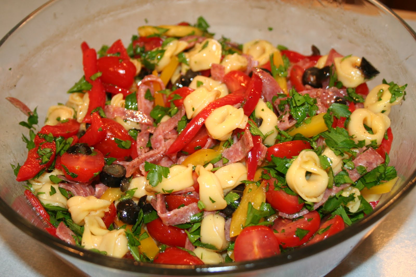 COOK WITH SUSAN Antipasto Tortellini Salad