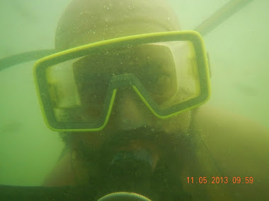 Saturday(11-5-2013):-Underwater "SCUBA DIVING" off Sindhudurg Fort in Malvan.