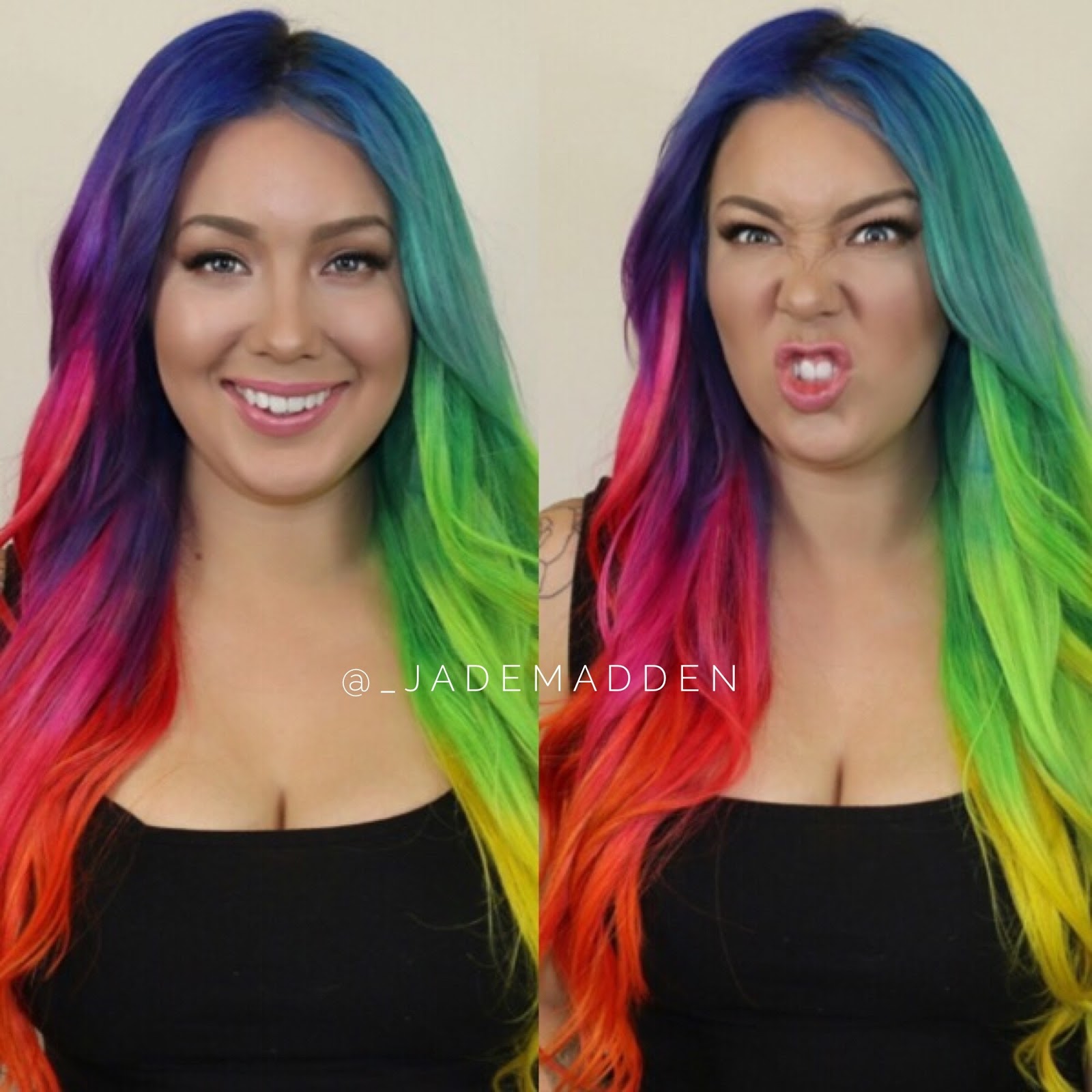 Jade Madden Ombre Split Dye Sunset Mermaid