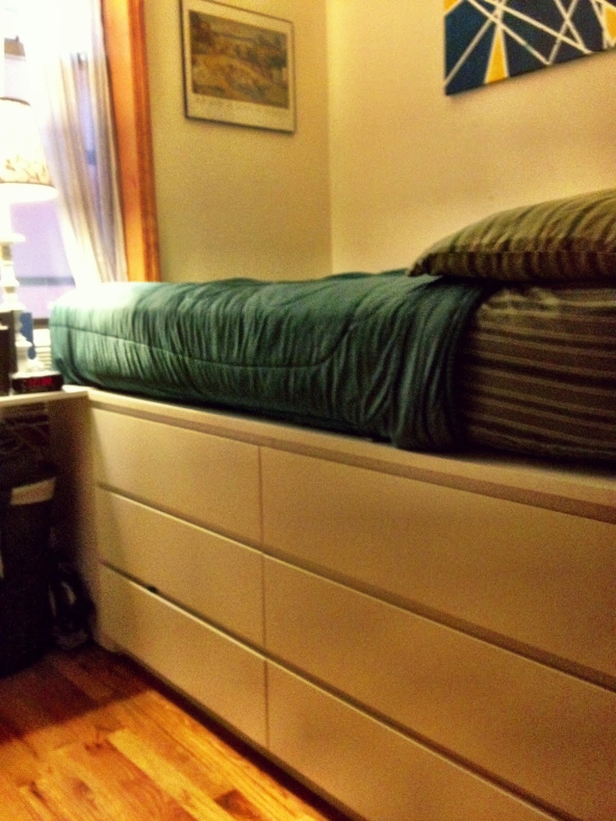Malm Captain's Bed for tiny NYC Apartment IKEA Hackers IKEA Hackers