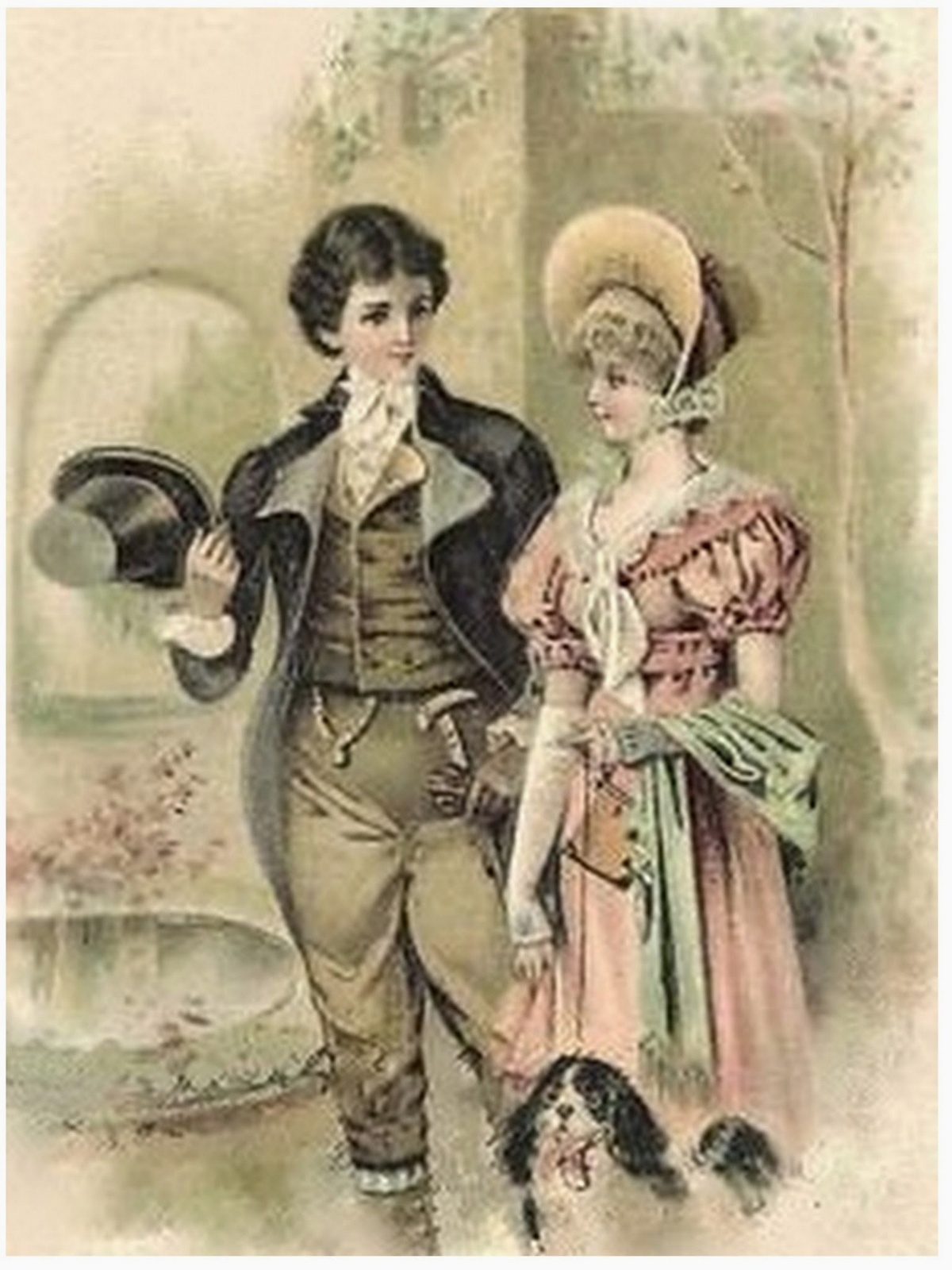 bumble button Free Jane Austen Regency Fashion Costume Plates