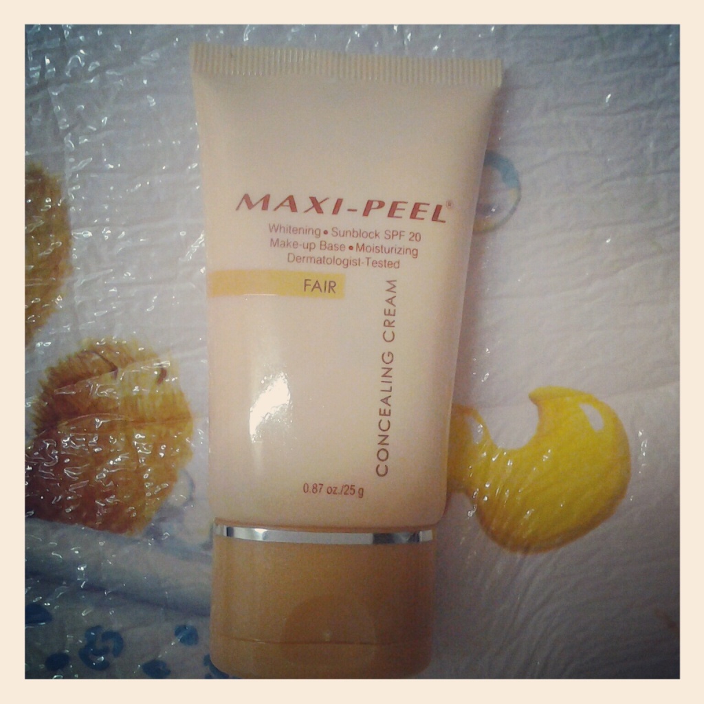 My Enthusiasms MaxiPeel Concealing Cream review