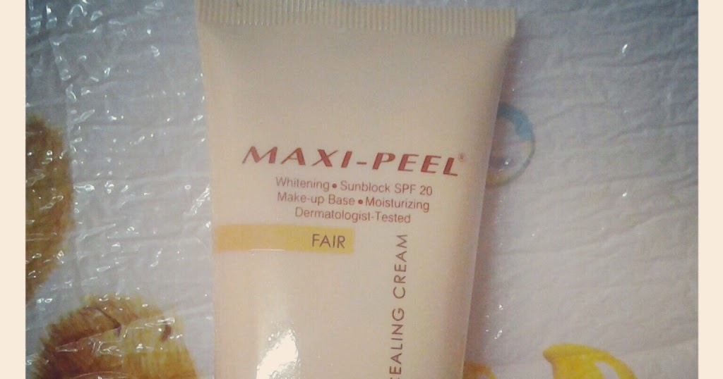 My Enthusiasms MaxiPeel Concealing Cream review