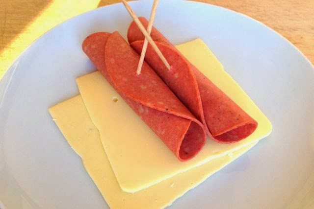 Vegan Salami and Cheese