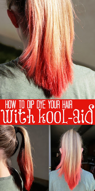 How to Dip Dye Your Hair with Kool-Aid - Tips from a Typical Mom