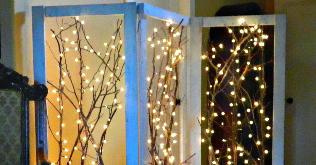 Mark Montano Twinkling Branches Room Divider DIY