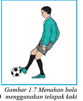 Bagaimana Prinsip Dasar Menahan Bola Menggunakan Telapak Kaki Luar Dan Dalam Pelajaran Sekolah Smp Sma