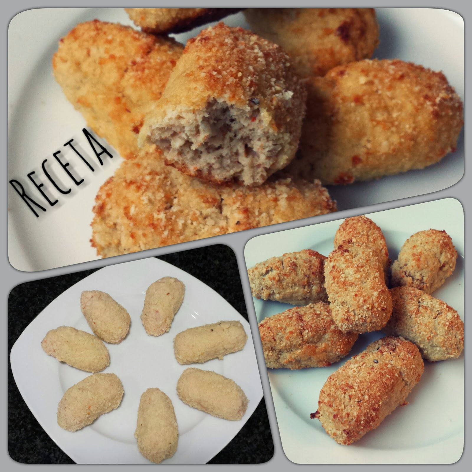 Sanos mordiscos Receta Croquetas al horno de atún y surimi