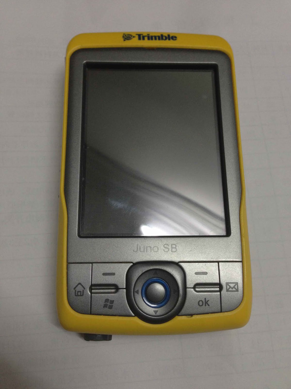 ebay id :fluke.l store blog: trimble juno sb /NOT working./Just for