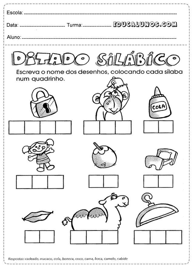 Ditado silábico