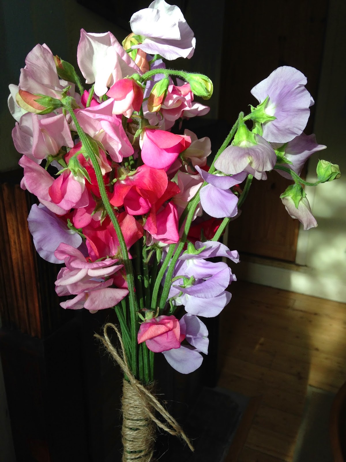 The Gwerclas Girl SWEET PEA HANDTIE