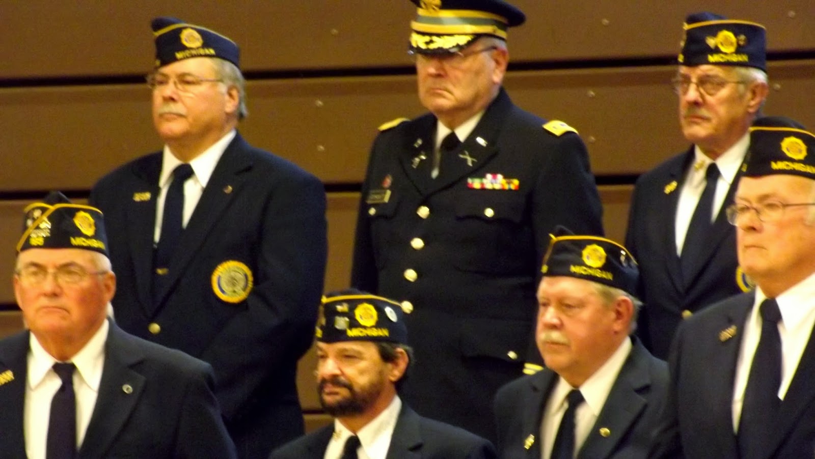 Veterans day color guard