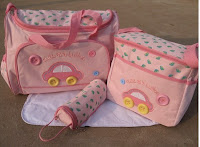 Pink MOMMA Diaper Bag