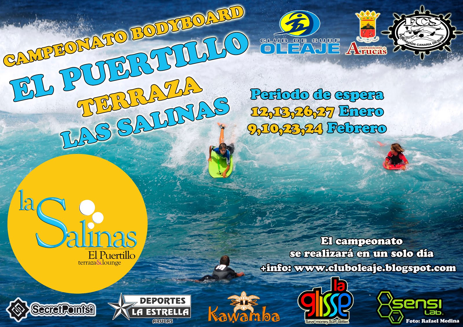 SURFING EN CANARIAS CAMPEONATO DE BODYBOARD " EL PUERTILLOTERRAZA LAS