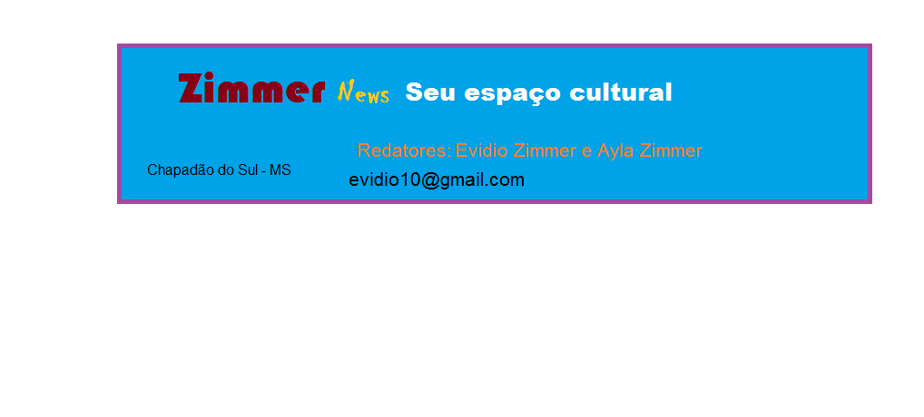 ZIMMERNEWS - SEU ESPAÇO CULTURAL