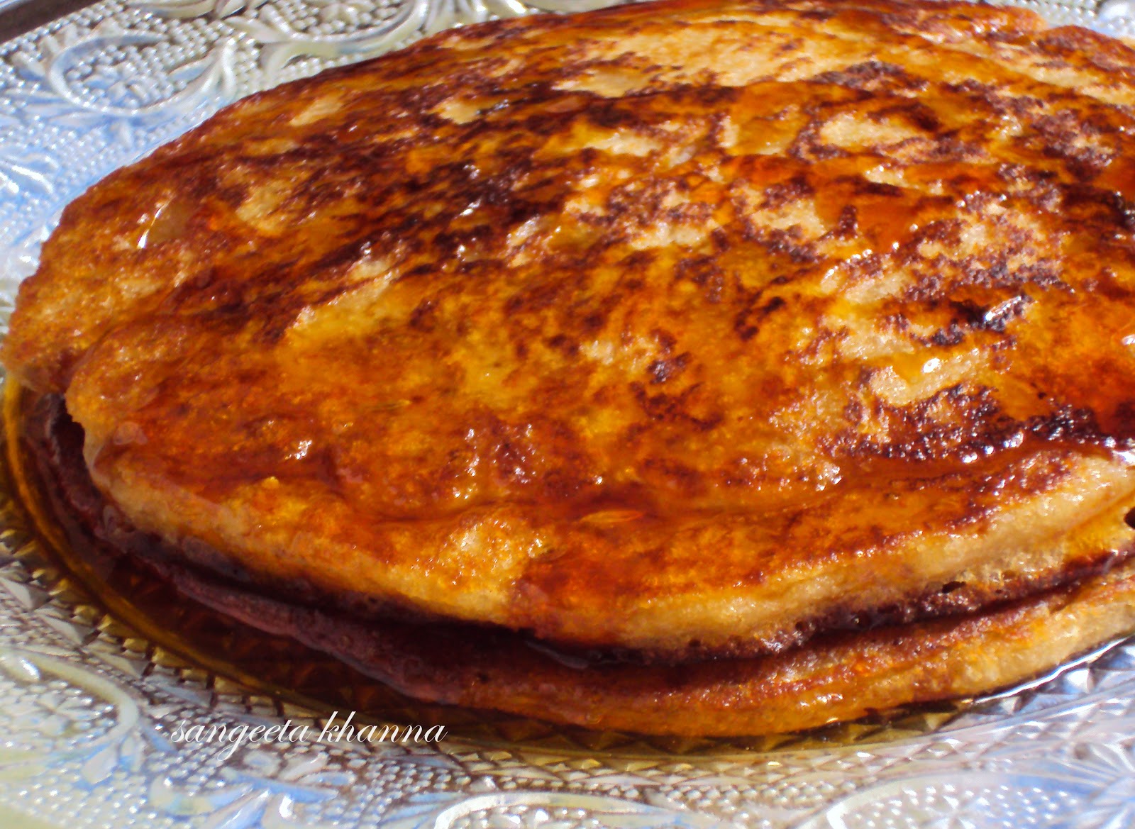 desi pancakes with molasses and some everyday gyan