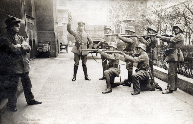 Execution of a German Communist in Munich, 1919 