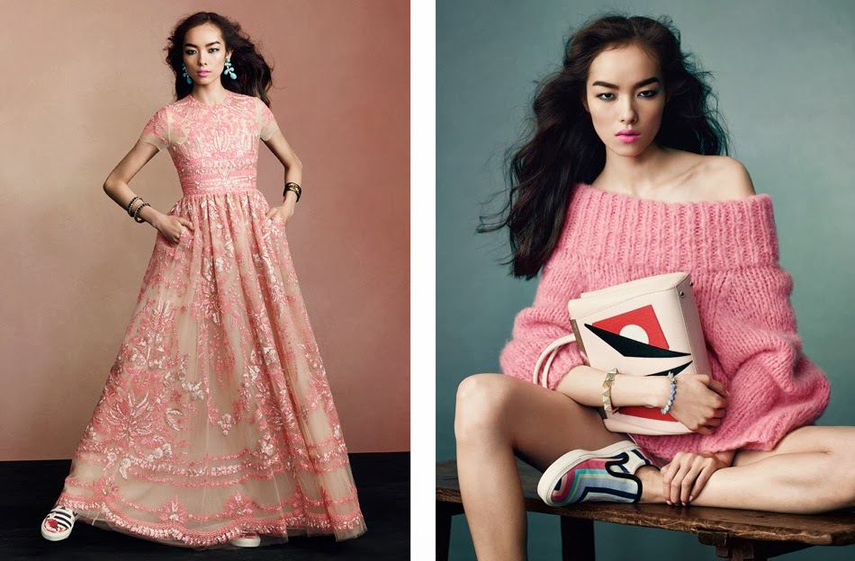 Smile: Fei Fei Sun in The Edit Magazine 26th December 2013 by Bjorn Iooss