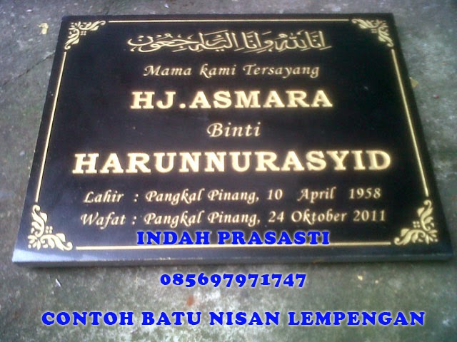 JUAL PRASASTI BATU NISAN PRASASTI PERESMIAN KIJING MAKAM (GRAFIR MESIN