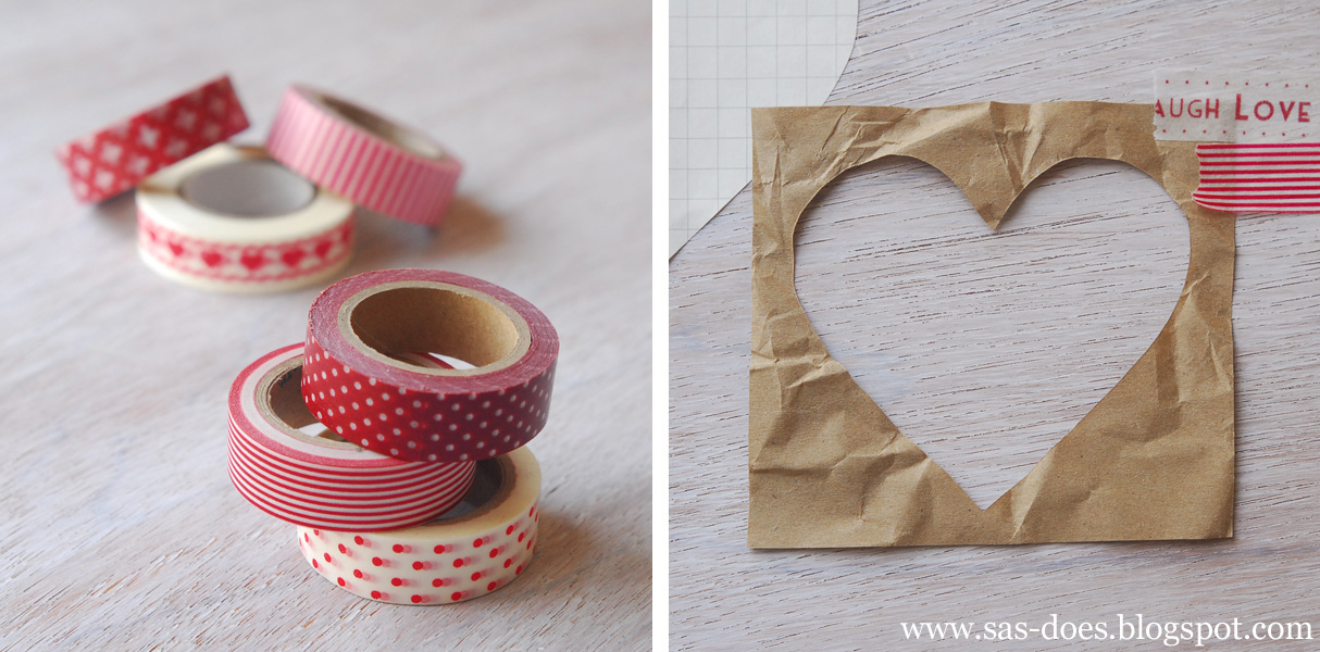 Thin Washi Tape - Heart