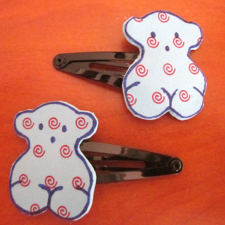 Las manualidades de kika: horquillas con goma eva
