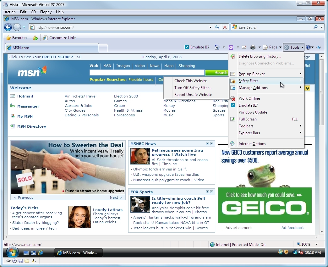 download internet explorer 8 for window 7 32 bit