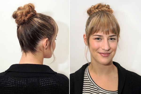 Muvicut Hairstyles For Girls How To Do The Braided Bun