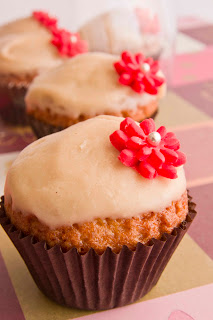 Cupcakes de pera y canela