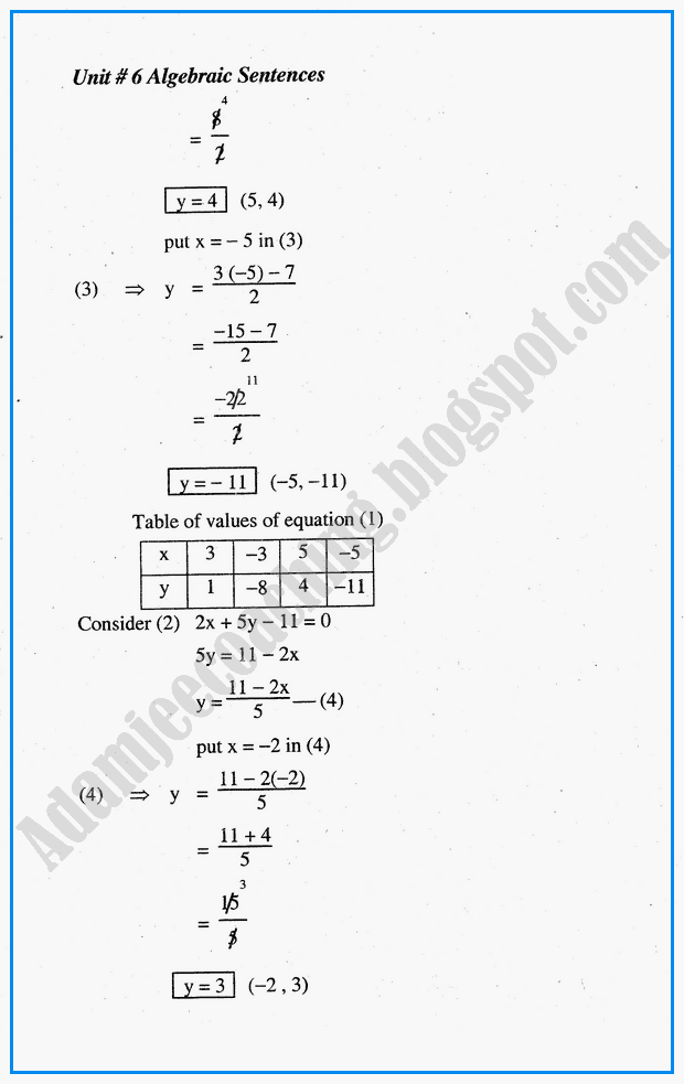 algebraic-sentences-exercise-6-2-mathematics-10th