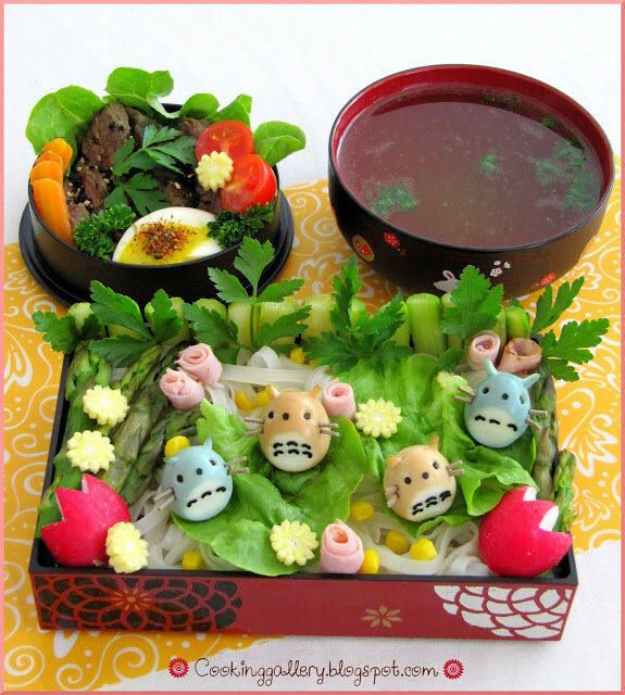 Cute Totoro Bento Cooking Gallery