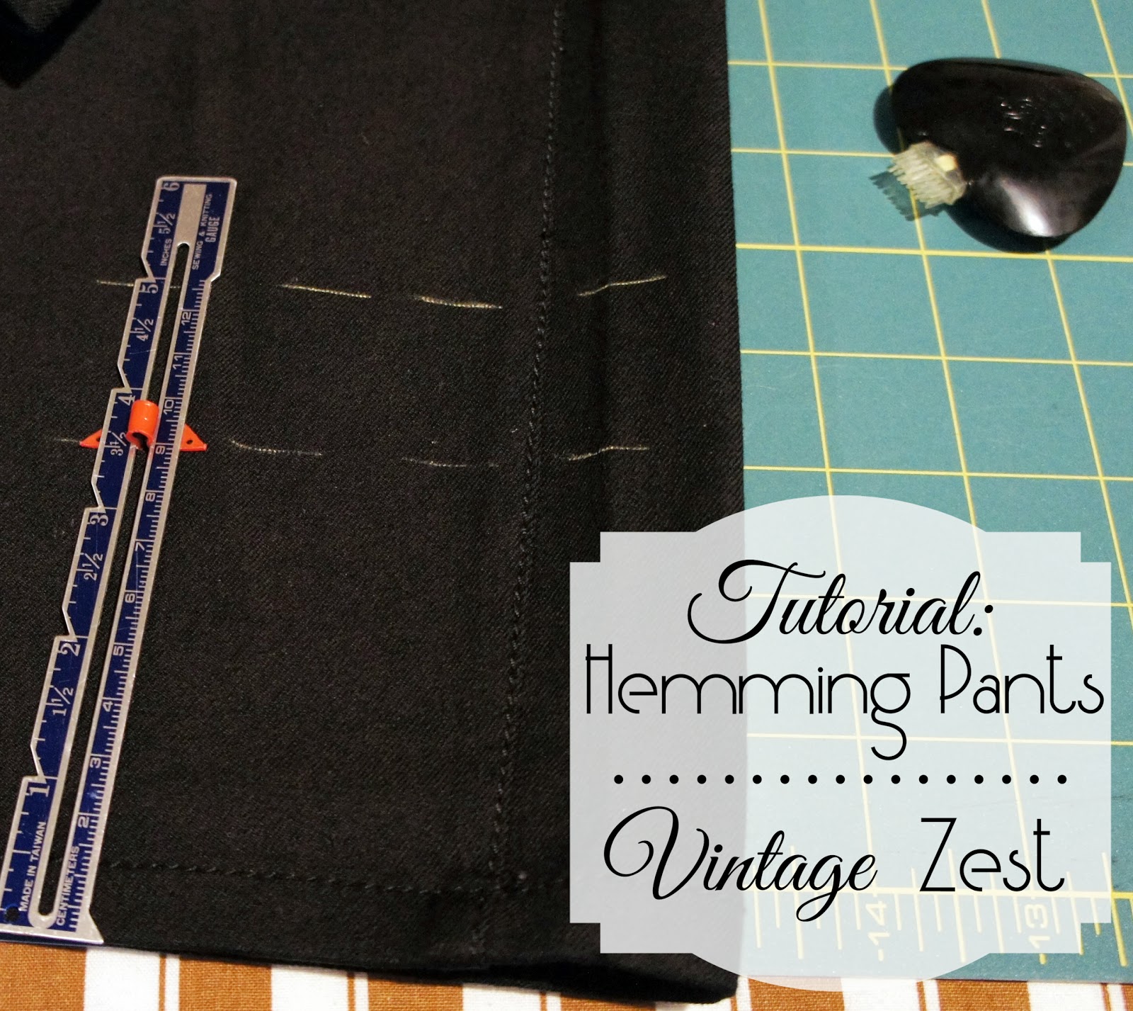 Beginner's Guide to Hemming Pants Diane's Vintage Zest!