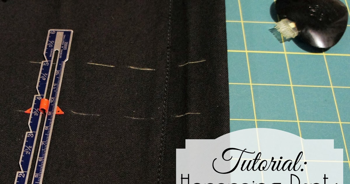 Beginner's Guide to Hemming Pants Diane's Vintage Zest!