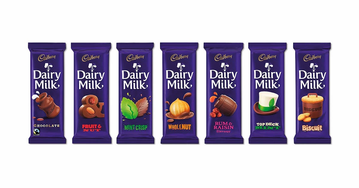 New Cadbury Dairy Milk Branding on Packaging of the World Creative Package Design Gallery
