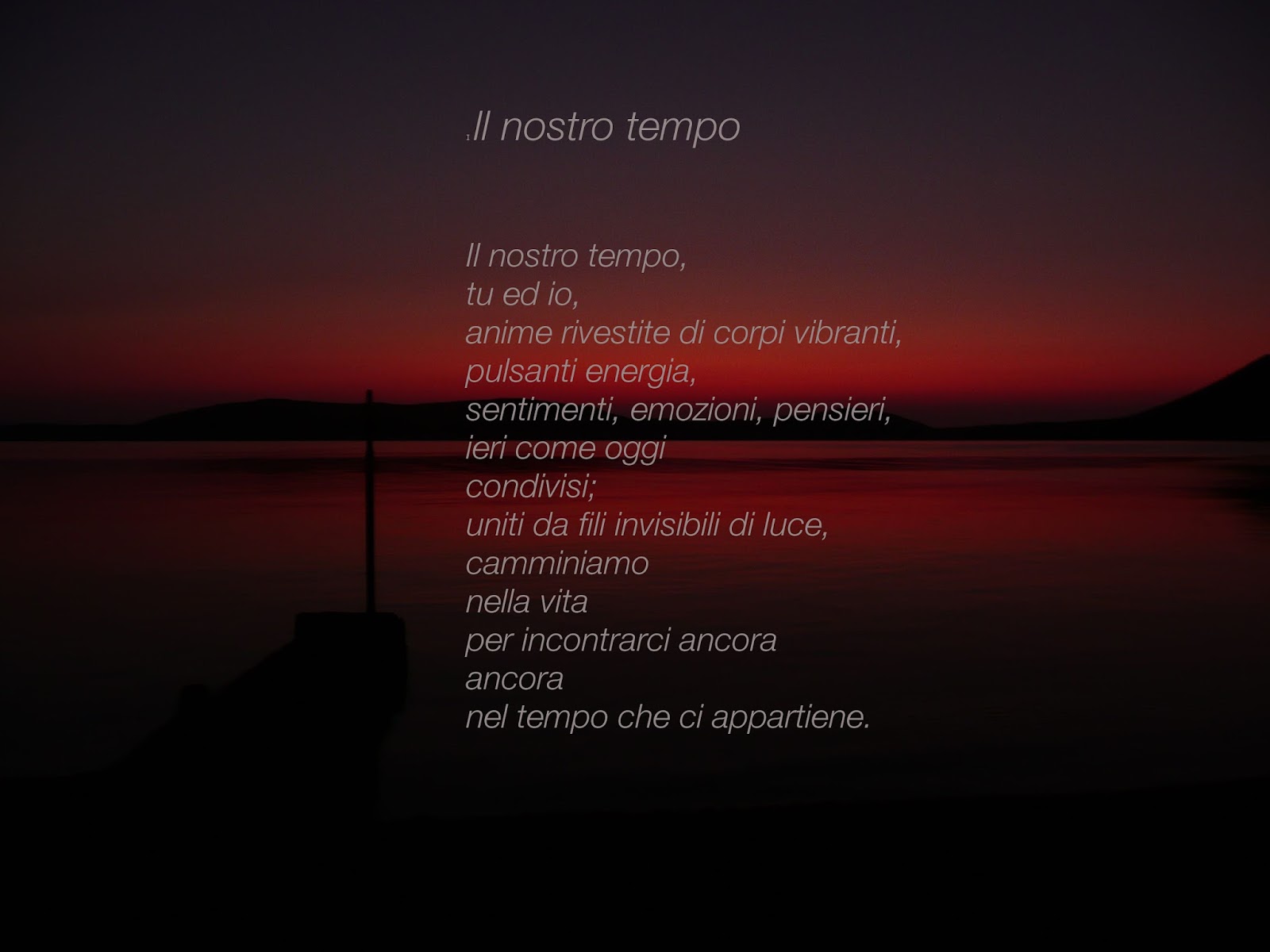 MARINA MAGRO Il nostro tempo