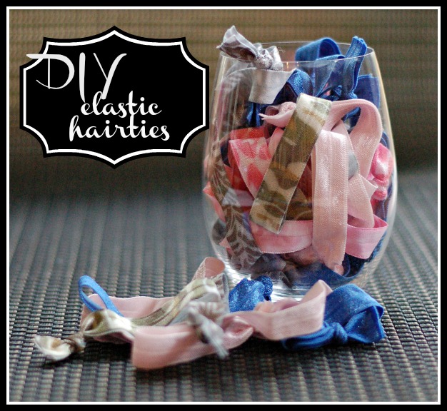 Glitter In The Grey Diy Elastic Hair Ties