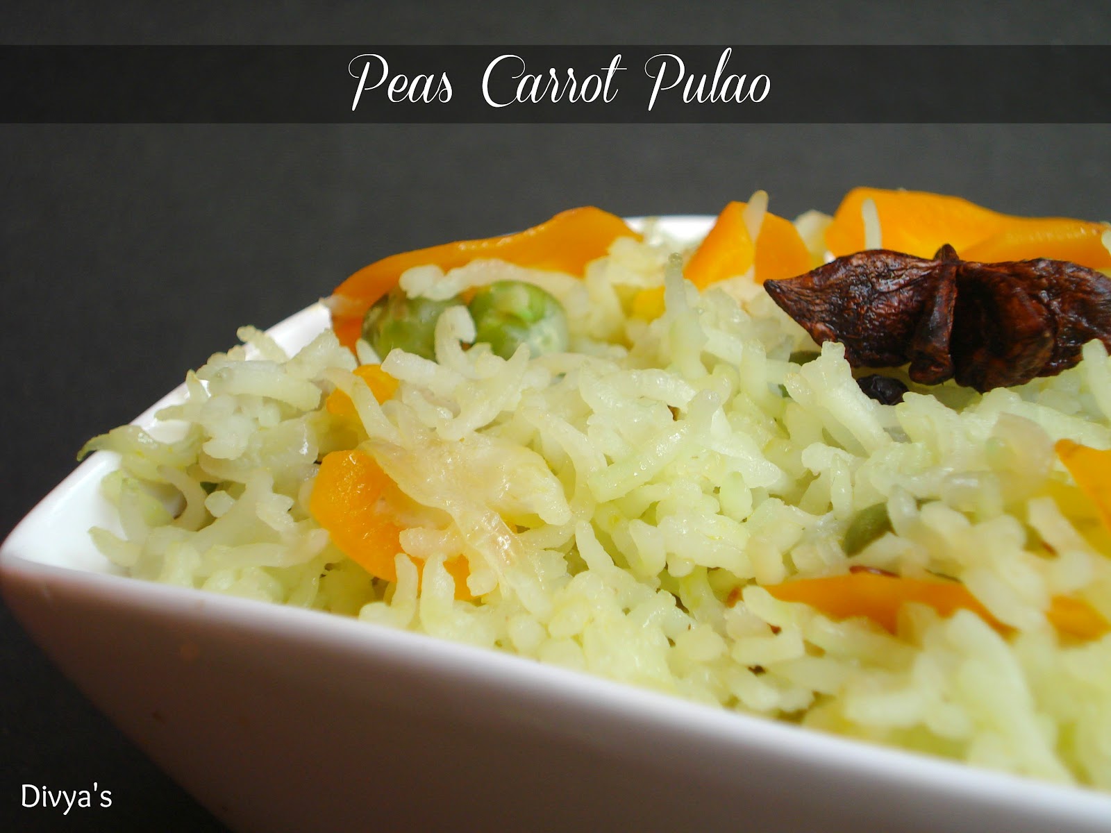 Peas Carrot Pulao You Too Can Cook