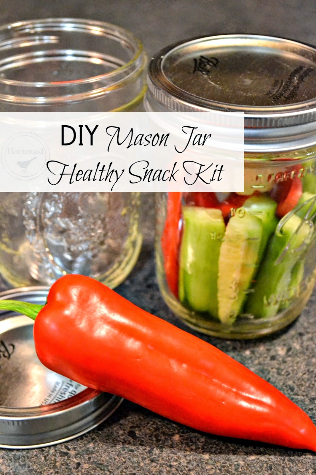 DIY Mason Jar Healthy Snack Kit Homeroad