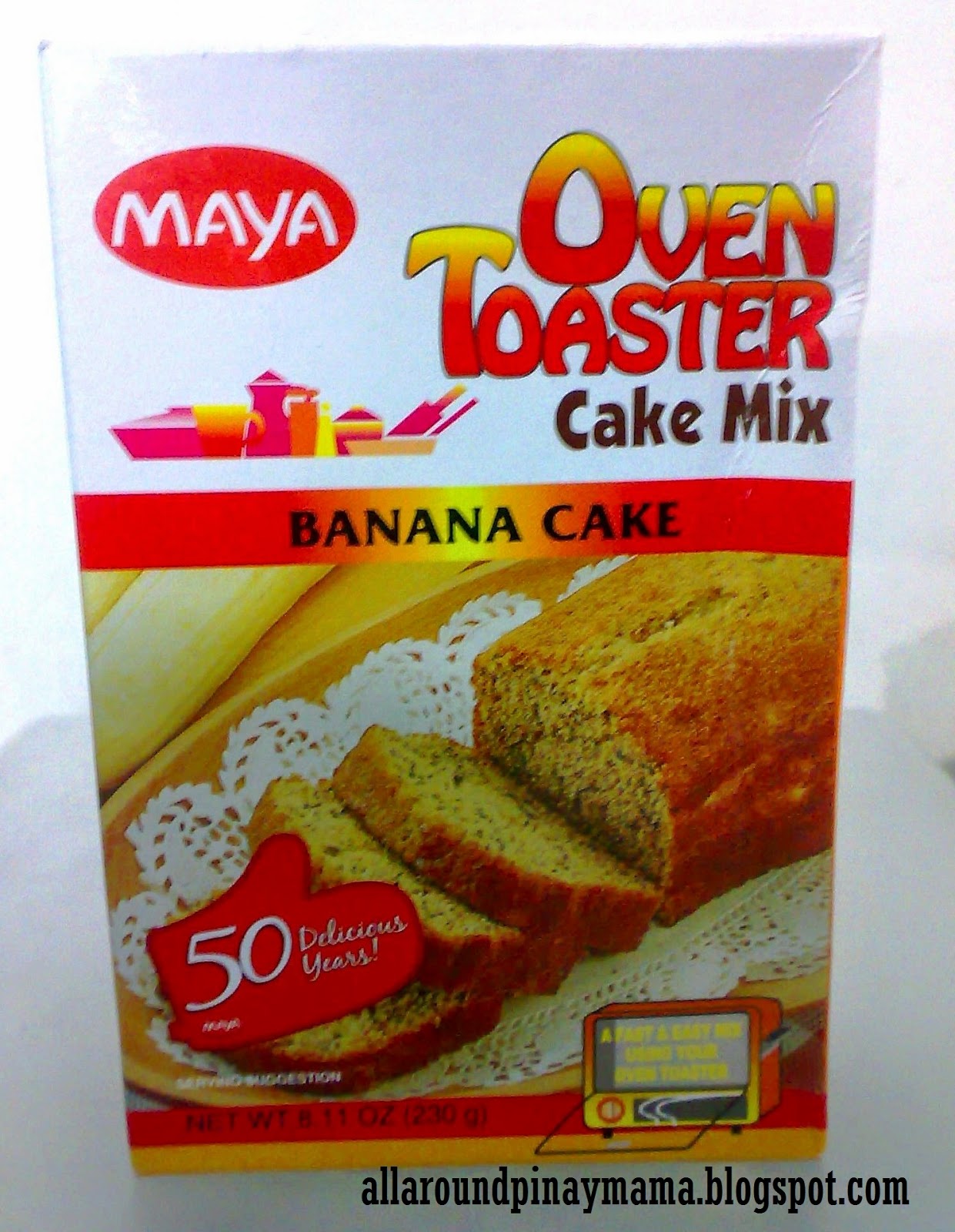 My Quick and Easy Banana Cake Using Maya Oven Toaster Cake Mix (Banana
