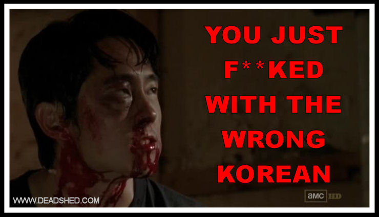 Deadshed Productions Badass Glenn Sleeves Duct Tape And Good Times The Walking Dead 3x07 Memes