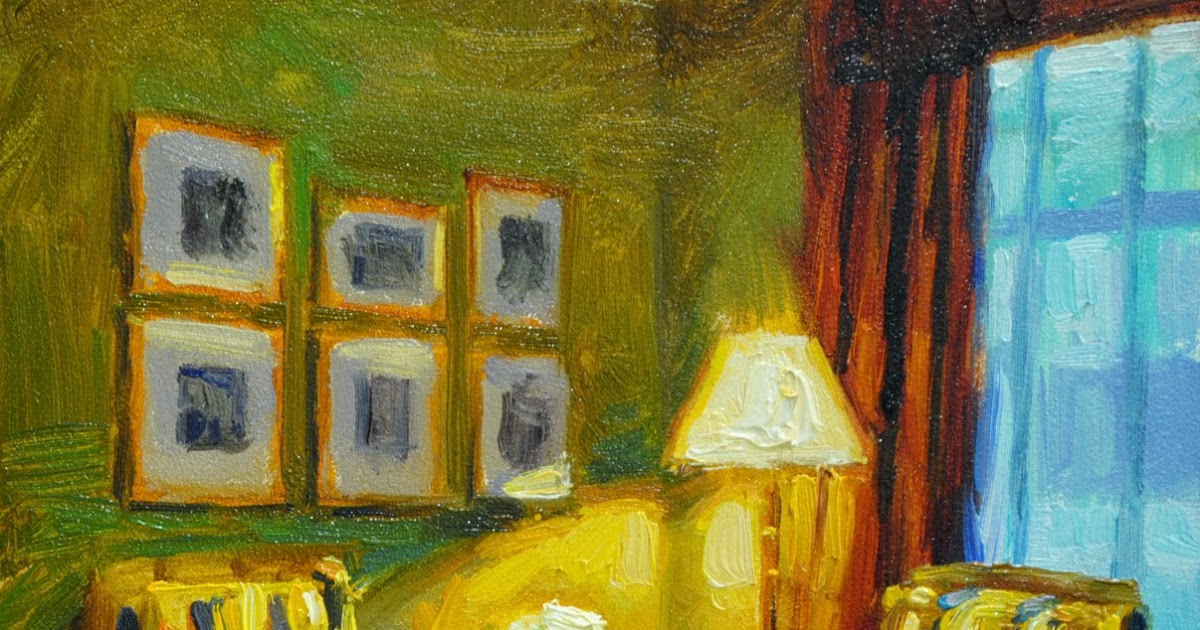 Paintings by Elena Katsyura Living Room