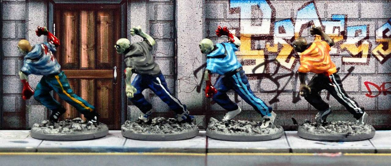 The Walking Dead Male Zombie Walker 30mm Scale Miniatures