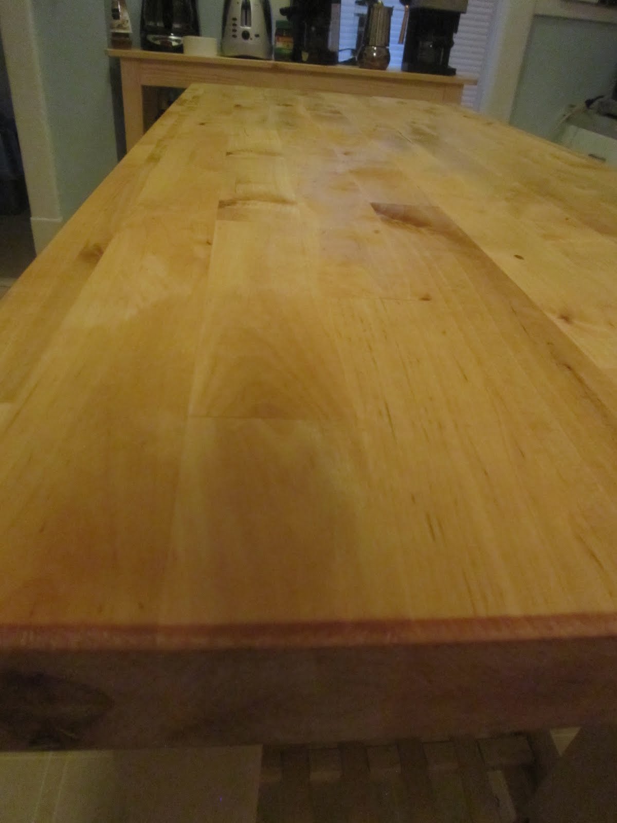 Chuck Does Art DIY Finishing a Butcher Block with Mineral Oil