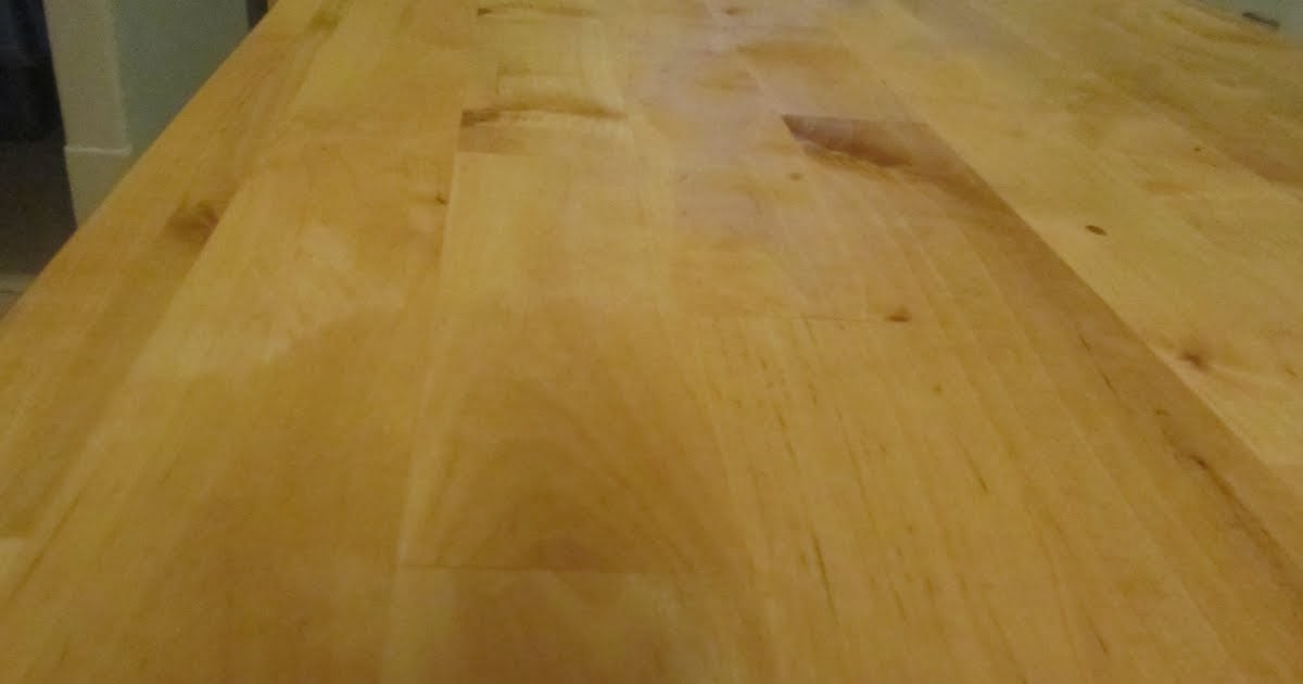 Chuck Does Art DIY Finishing a Butcher Block with Mineral Oil