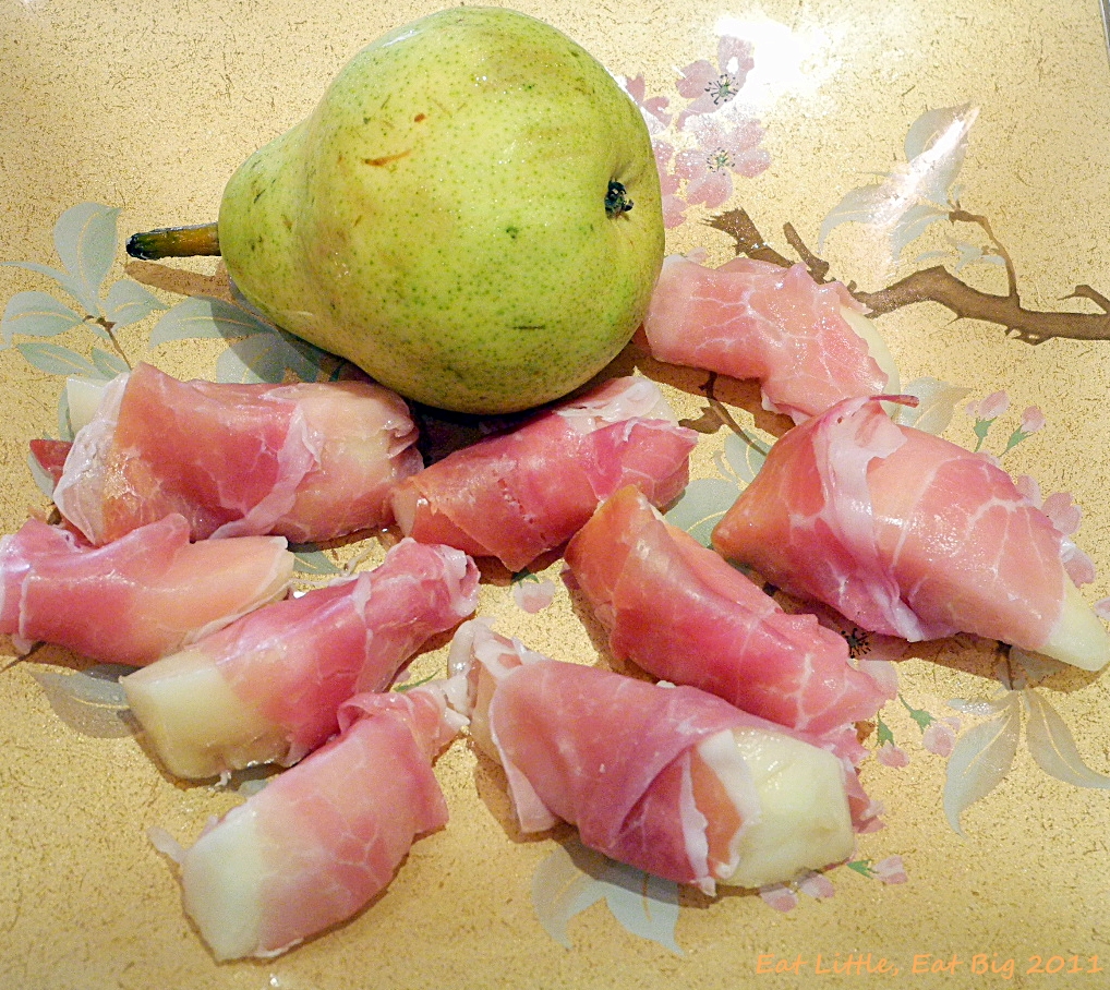 Recipe for Pear and Prosciutto Appetizer Eat Little, Eat Big